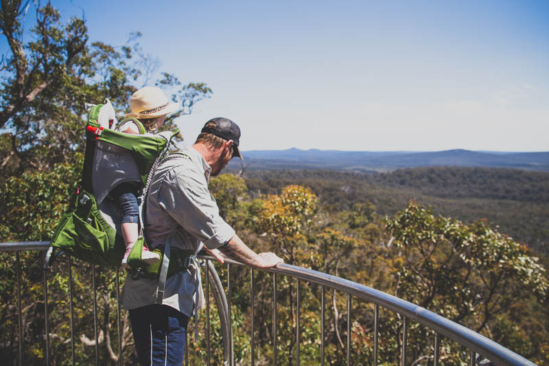 A fun family day out - taking a hike to the summit of Mount Frankland, enjoying the Wilderness Lookout and devouring lunch at the Towermans Hut picnic area